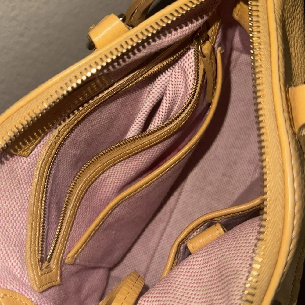 Dooney‎ & Bourke Dillen Crossbody Satchel in Mustard
